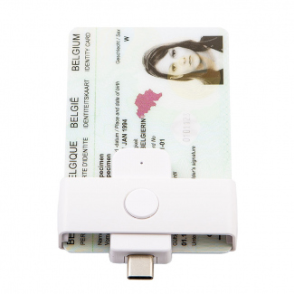 Lecteur de carte eID Carte d'identité USB C - Lecteur de carte Carte d' identité 